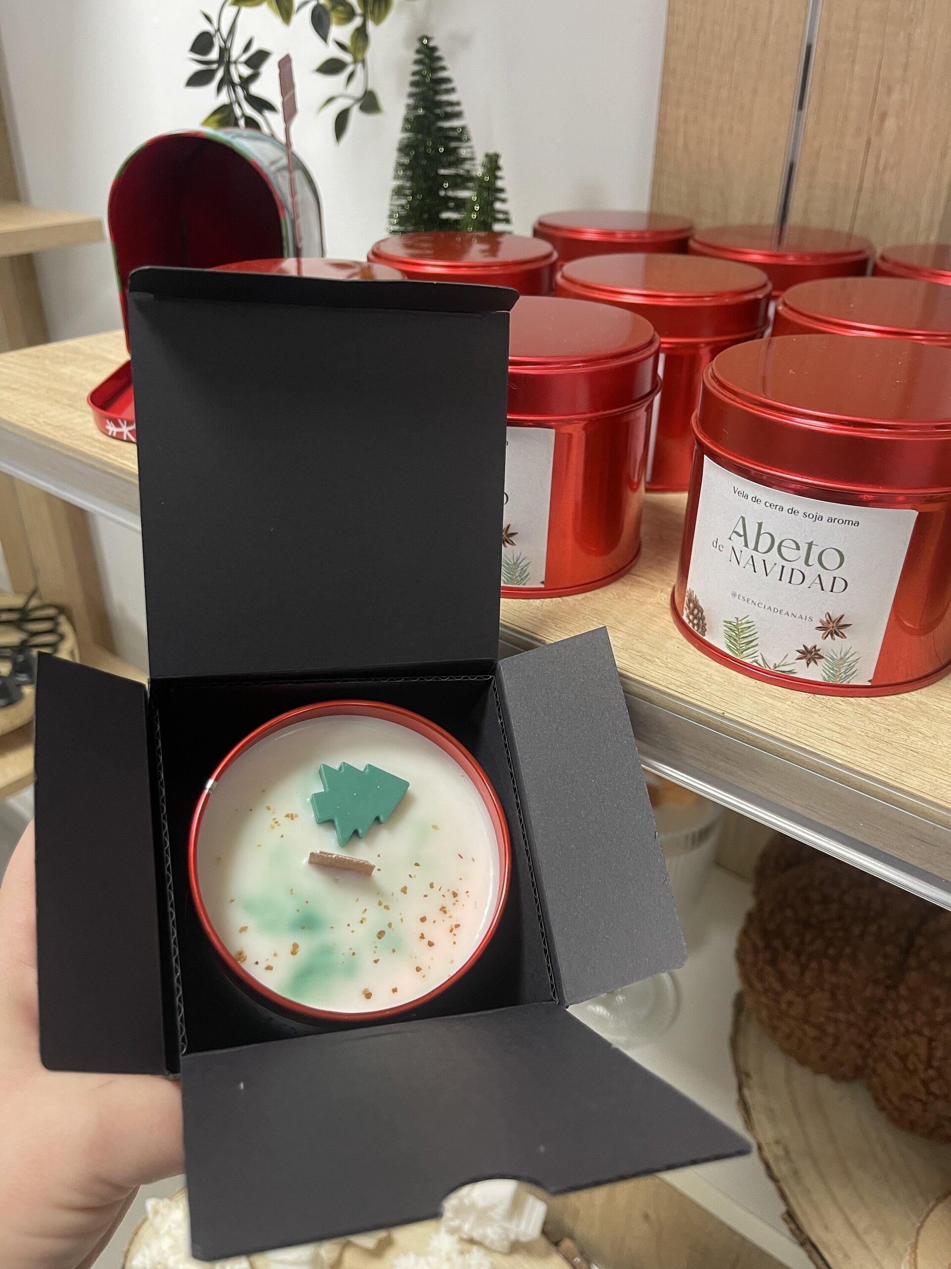 Vela aroma abeto de Navidad. - 3