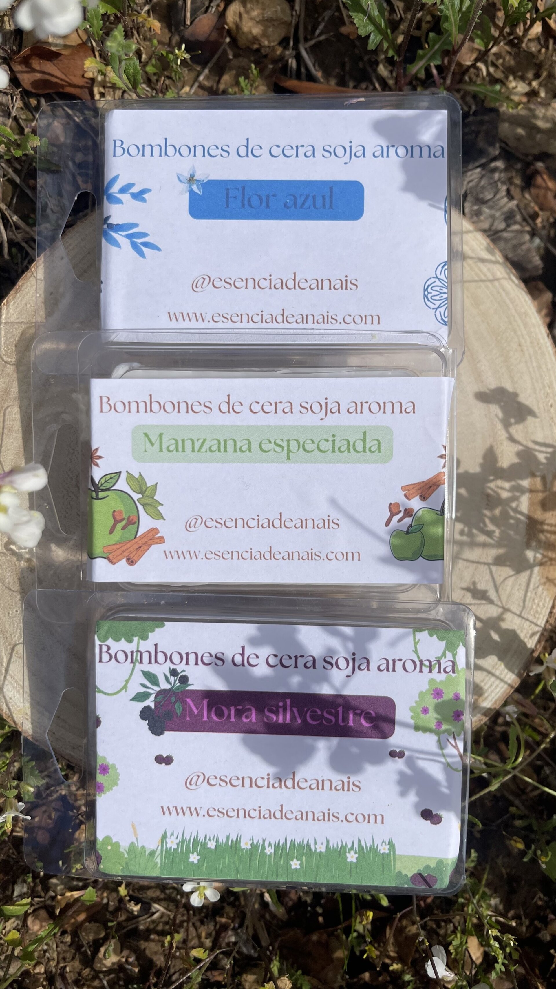 Pack 🌿 RENACER bombones de cera. - 1