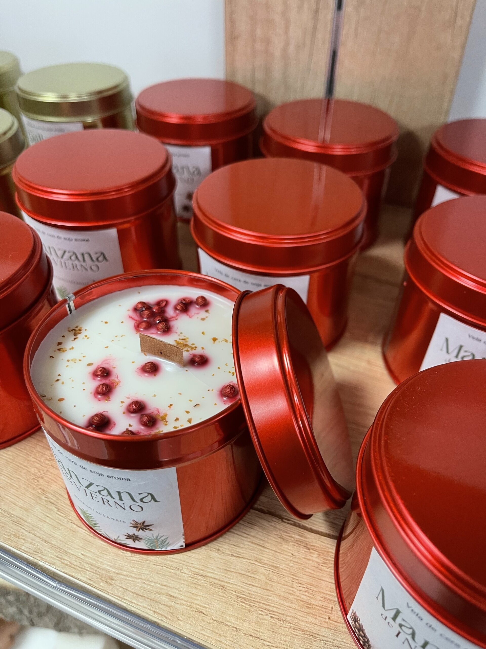 Vela aroma manzana de invierno. - 3