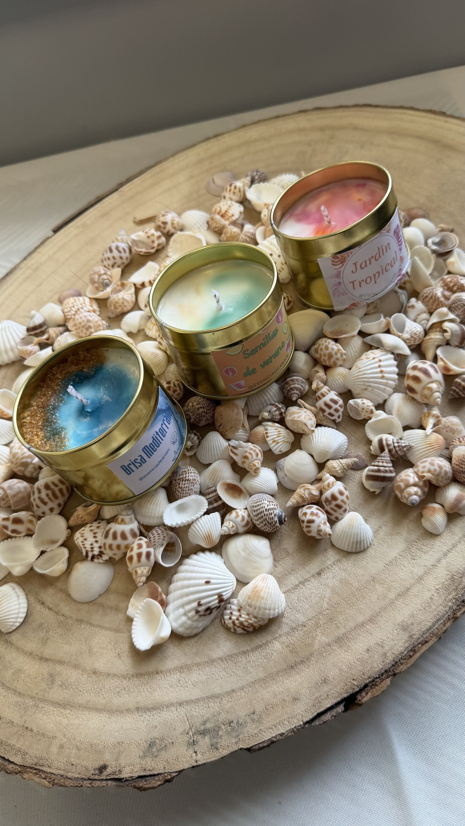 Pack velas x3 aromas de verano. - 1