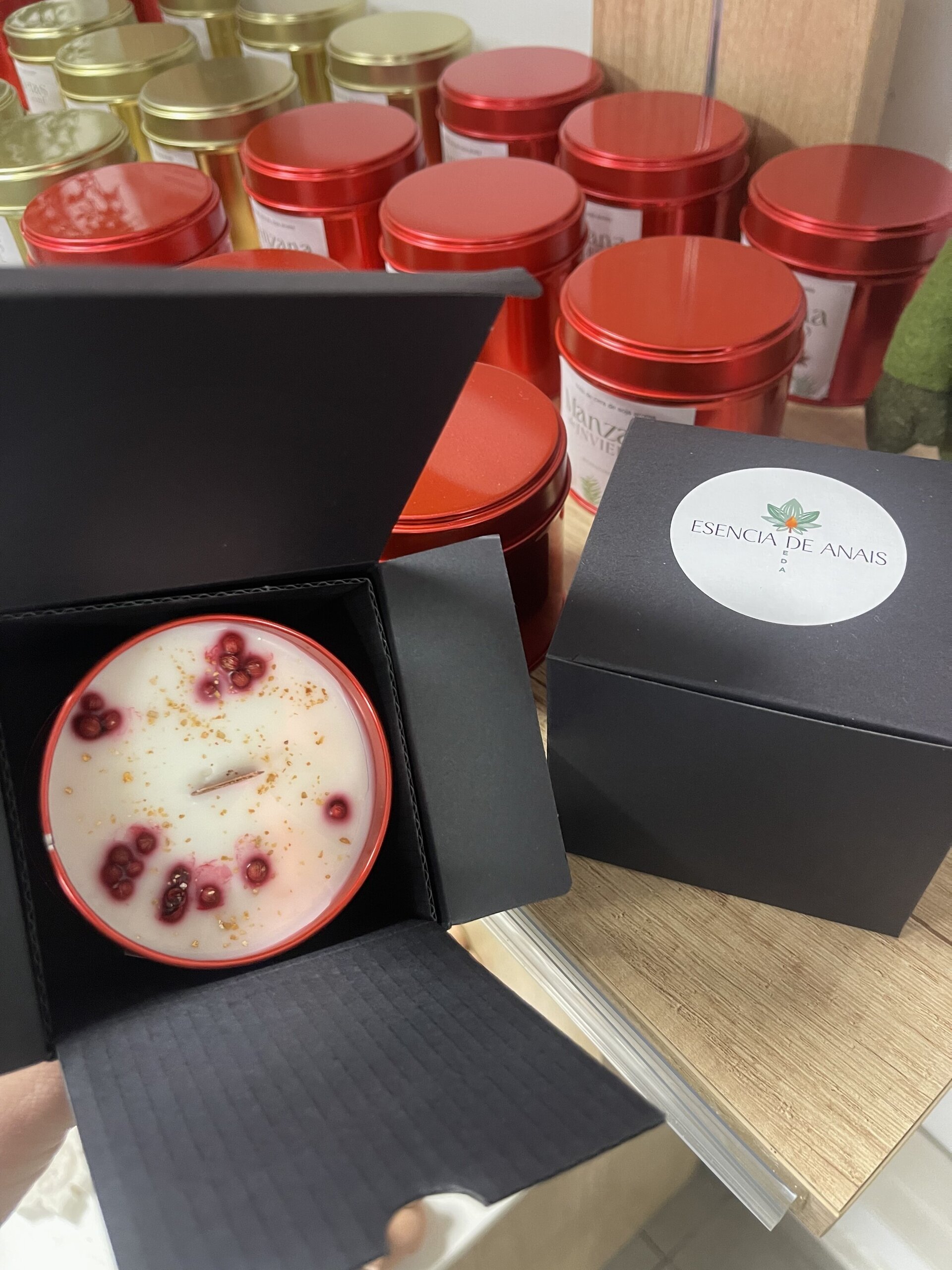 Vela aroma manzana de invierno. - 2