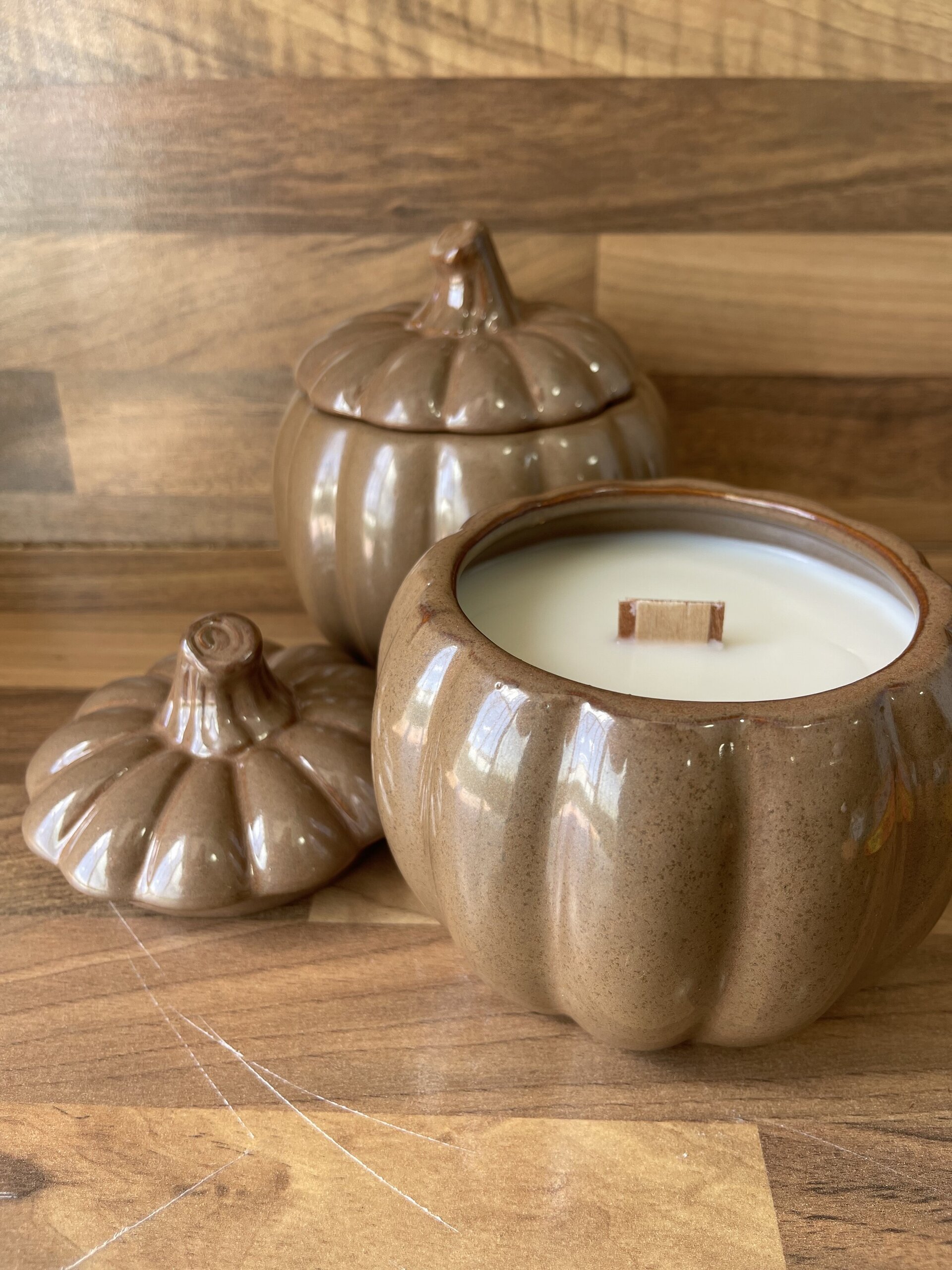 Vela edición especial pastel de calabaza MARRÓN CHOCOLATE. - 1