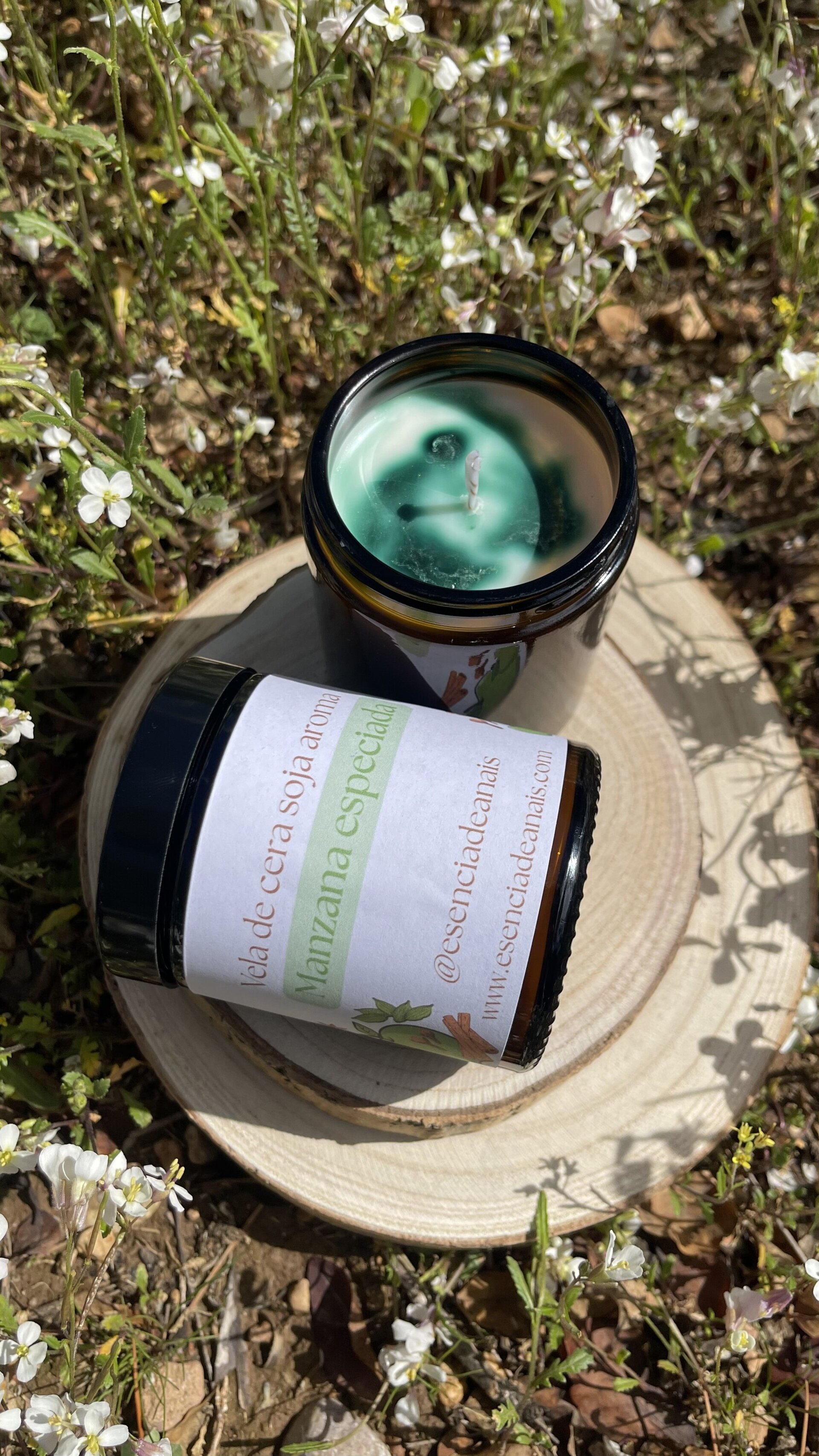 Vela manzana especiada. - 3