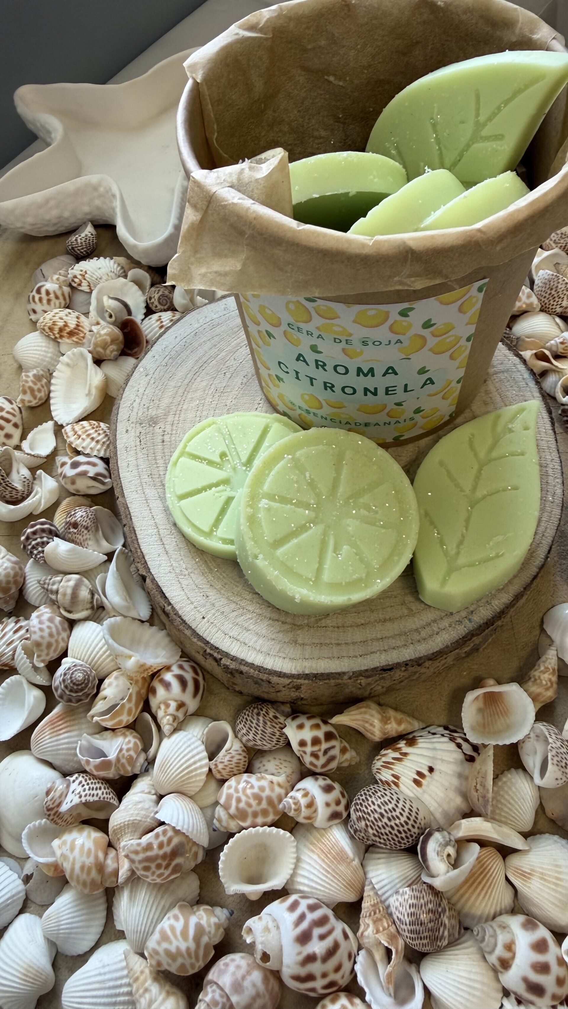 Bombones de cera de citronela. - 1