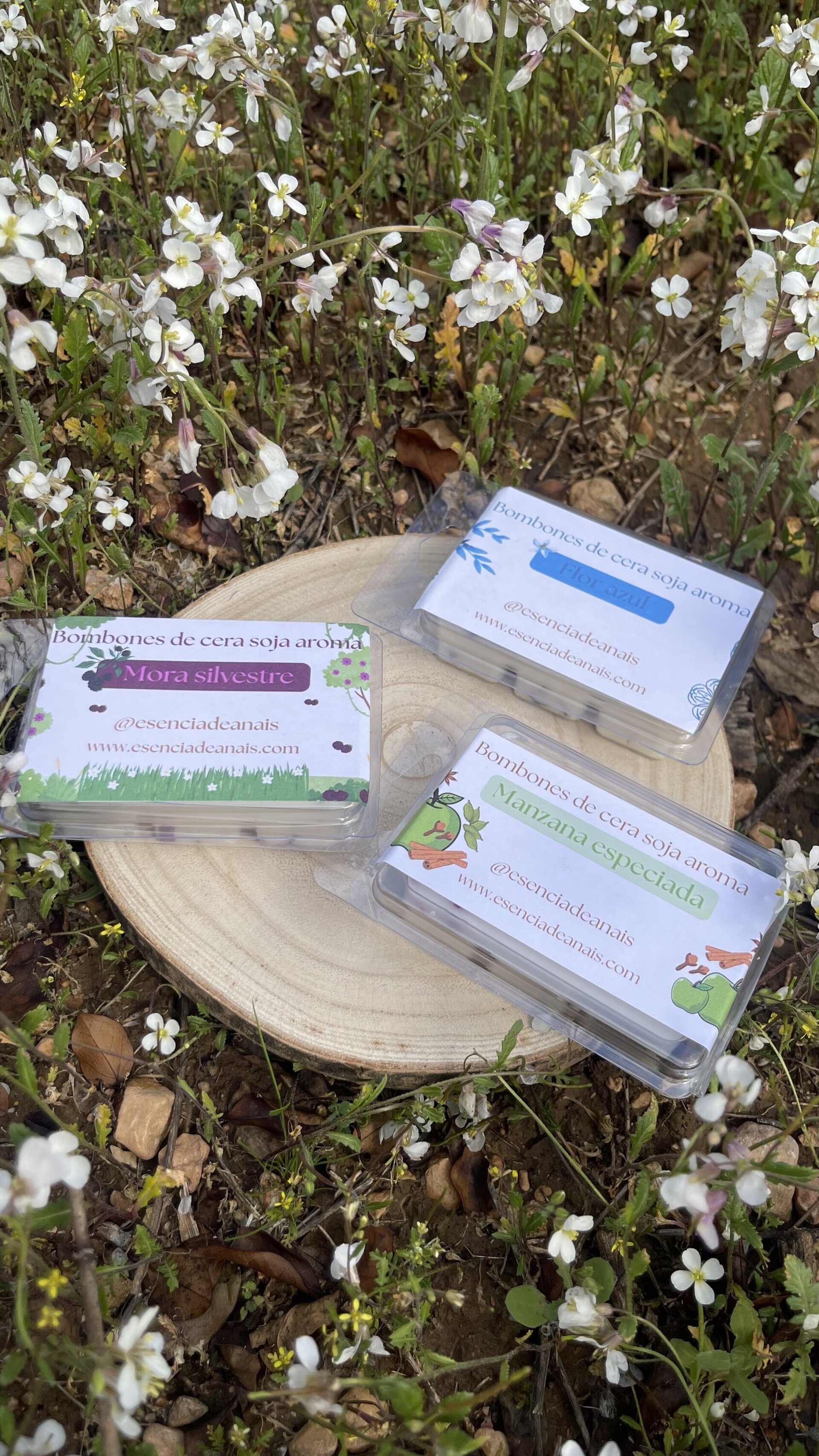 Pack 🌿 RENACER bombones de cera. - 3