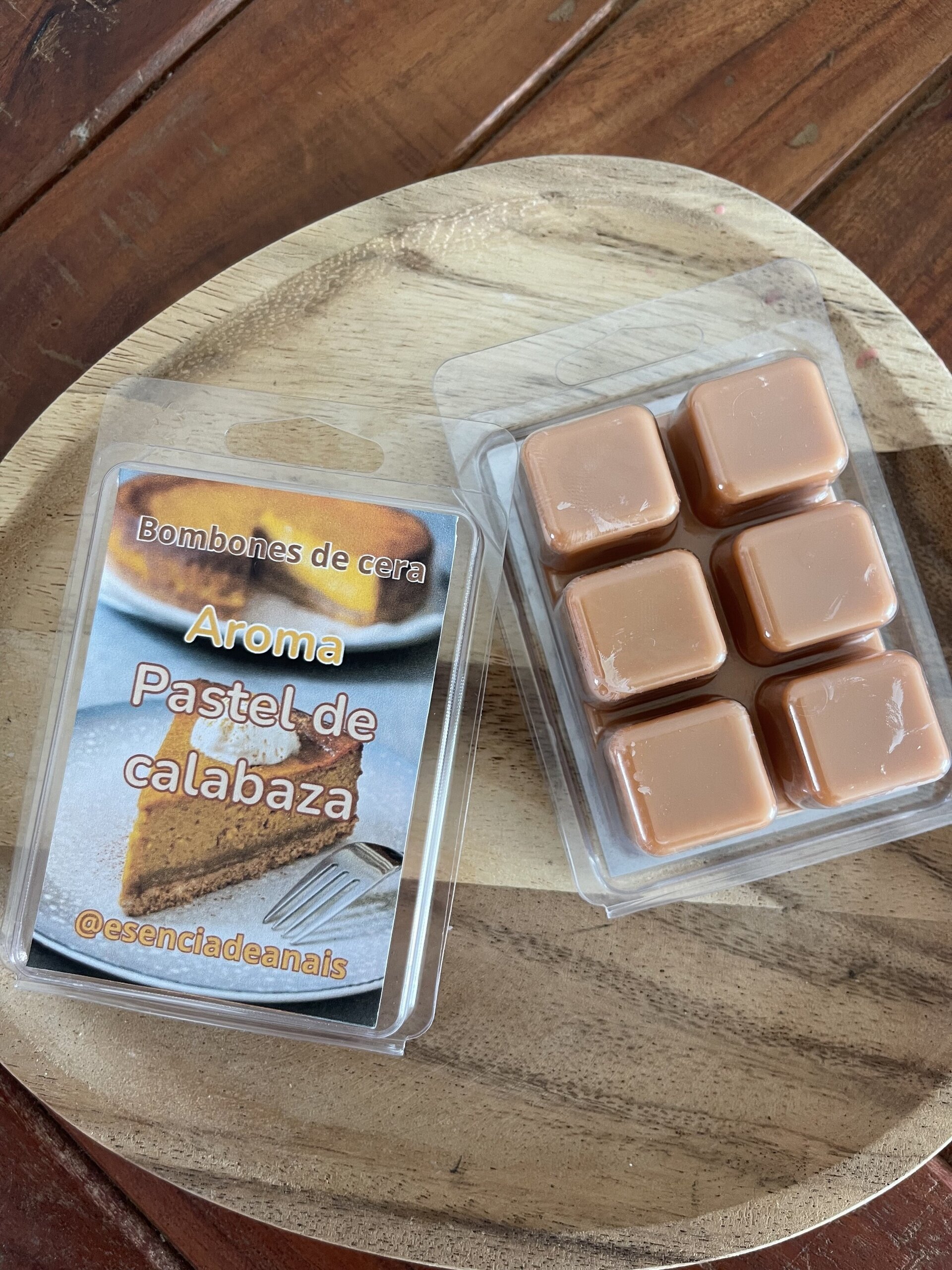 Bombones de cera – Pastel de calabaza. - 1