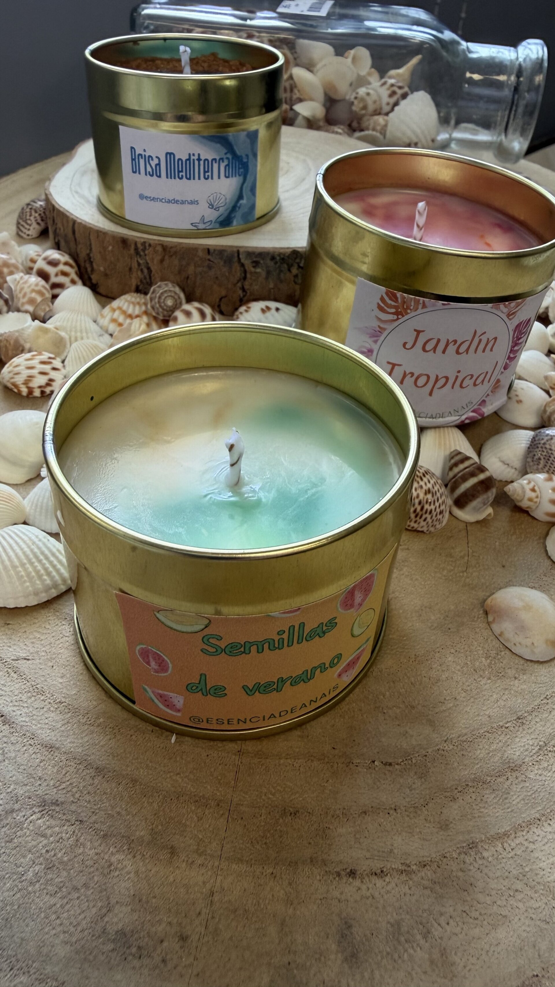 Pack velas x3 aromas de verano. - 4