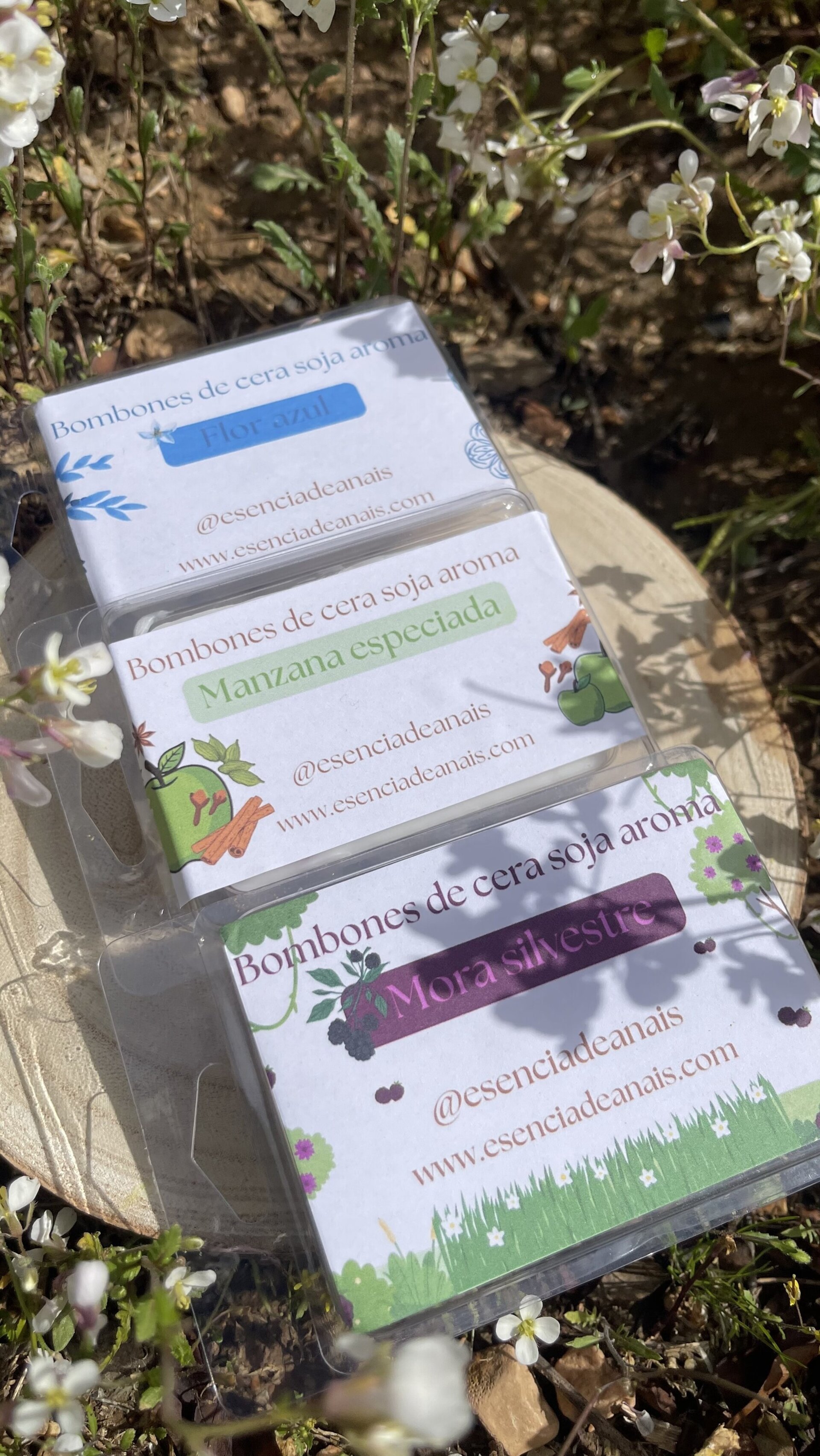 Pack 🌿 RENACER bombones de cera. - 4